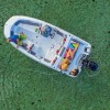 Arceau de traction pour moteurs hors-bord TurboSwing sur bateau vu du haut - N°13 - comptoirnautique.com