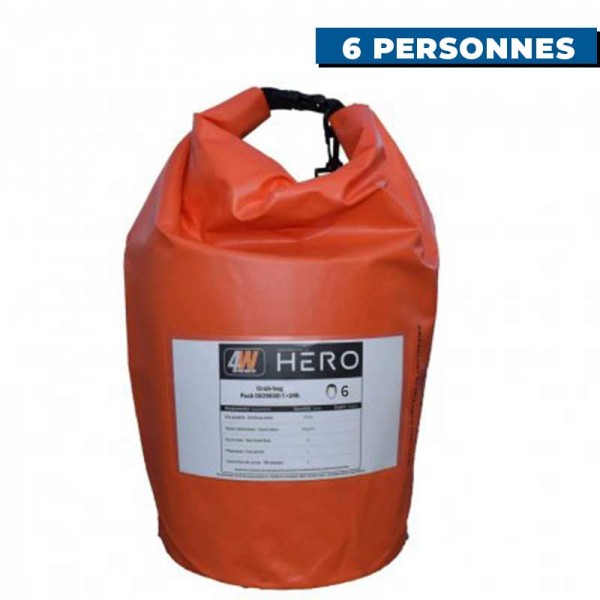 Sac de survie étanche Grab Bag 4Water 6 personnes - N°3 - comptoirnautique.com