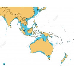 Carte C-MAP DISCOVER - Zone Asie & Pacifique
