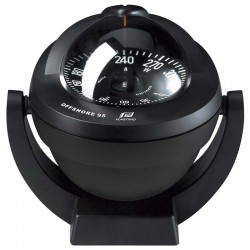 Compas Offshore 95 - sur étrier - noir / rose plate noire