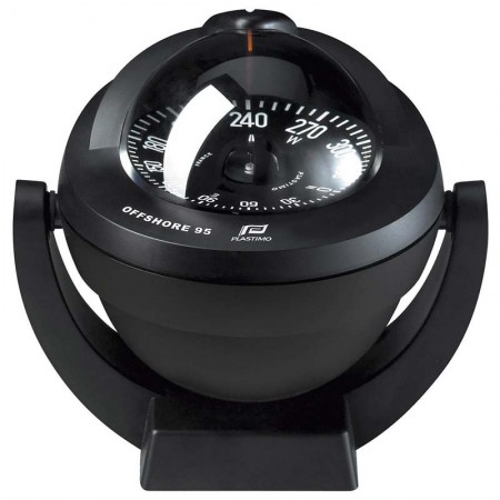 Compas Offshore 95 - sur étrier - noir / rose plate noire