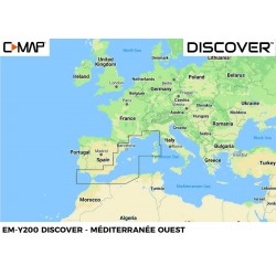 Cartão C-MAP DISCOVER - Zona Europa Ocidental