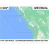 Mappa C-MAP REVEAL NA-207 British Columbia e Puget Sound
