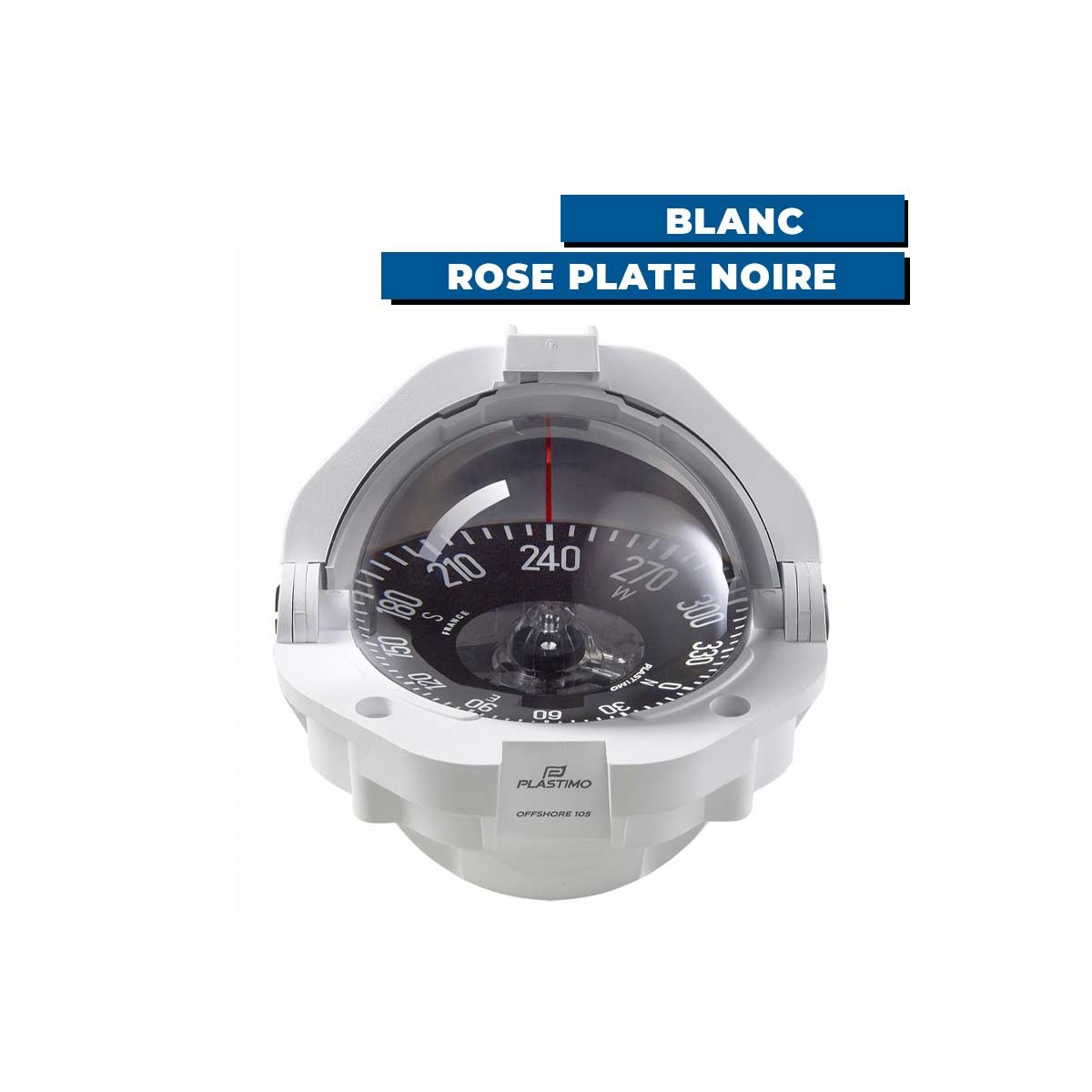 Compas Offshore 105 - blanc / rose plate noire