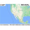 C-MAP REVEAL Map NA-206 West Coast and Baja California