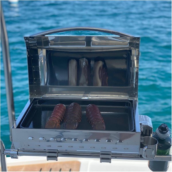 Plancha à gaz Cook'n Boat Eno cuisson langouste - N°6 - comptoirnautique.com