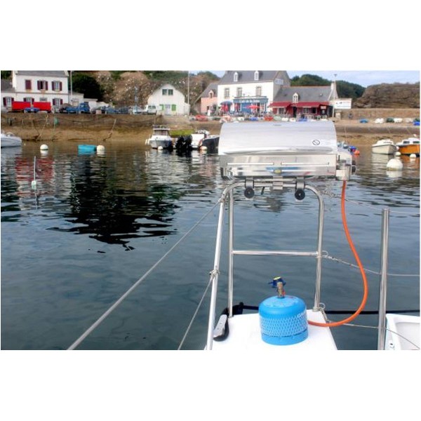Plancha à gaz Cook'n Boat Eno branchement bonbonne de gaz - N°8 - comptoirnautique.com