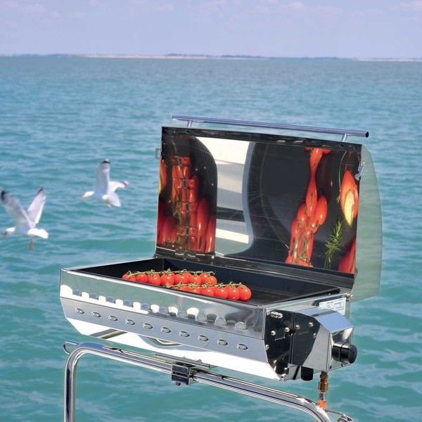 Kit de fixation sur balcon pour barbecue ou plancha Cook'n Boat avec plancha sur balcon - N°3 - comptoirnautique.com