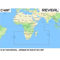Carte C-MAP REVEAL AF-209 Afrique du Sud et de l'Est