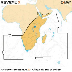 Carte C-MAP REVEAL X AF-209 Afrique du Sud et de l'Est