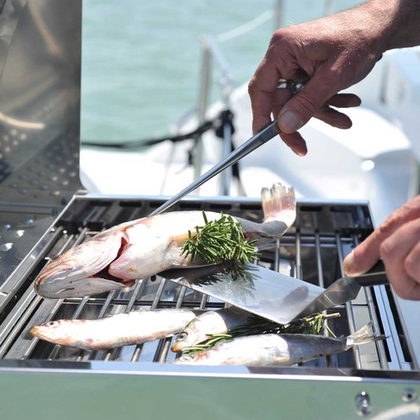 Barbecue au charbon Cook'n Boat Eno grillades poisson - N°2 - comptoirnautique.com