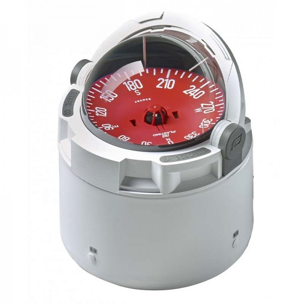 Compas Plastimo Olympic 135 - blanc / rose rouge - sur fût - N°2 - comptoirnautique.com