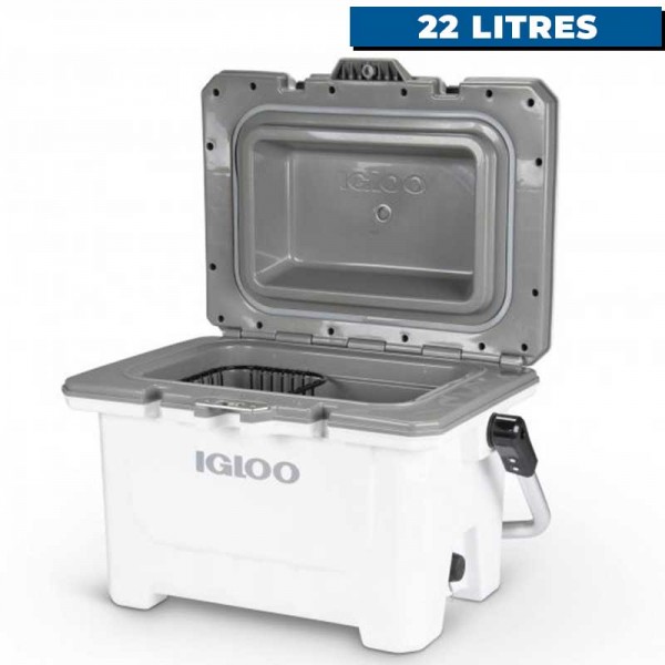 Glacière rigide Igloo IMX 24 - 22 Litres ouverte - N°2 - comptoirnautique.com