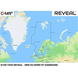 Carte C-MAP REVEAL EN-300 Mer du Nord