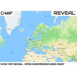 Carte C-MAP REVEAL EW-227 Côtes Européennes Nord-Ouest
