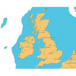 Carte C-MAP DISCOVER - Zone Royaume-Uni