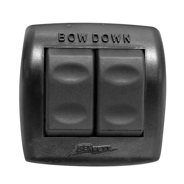 Commutateur sans LED pour flaps Hydraulique Bennett de face - N°1 - comptoirnautique.com