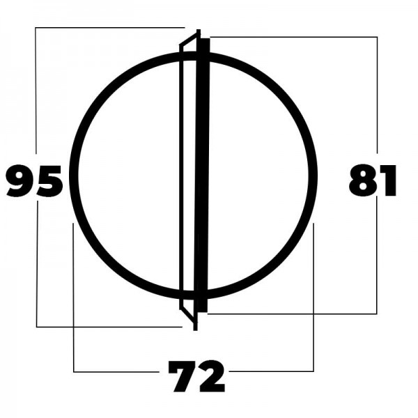 70P wall-mounted compass - N°9 - comptoirnautique.com 