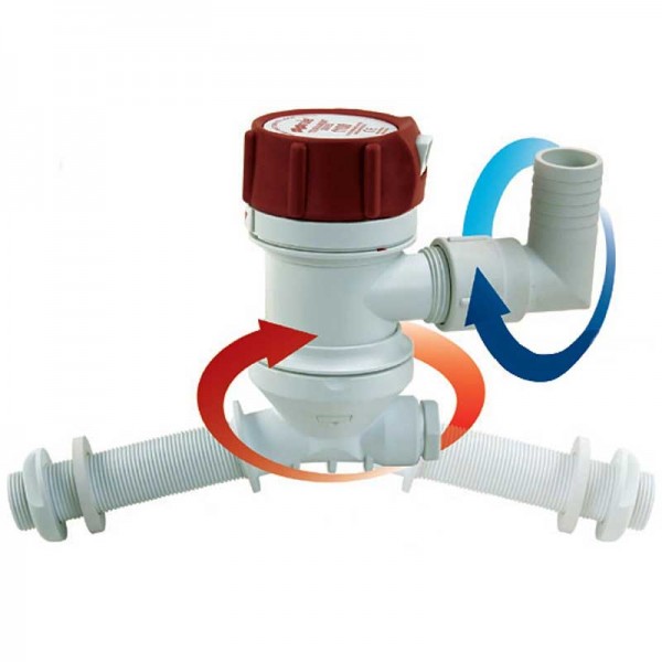 Pompe pour vivier 12V 3000L/h orientable à 360° - N°1 - comptoirnautique.com