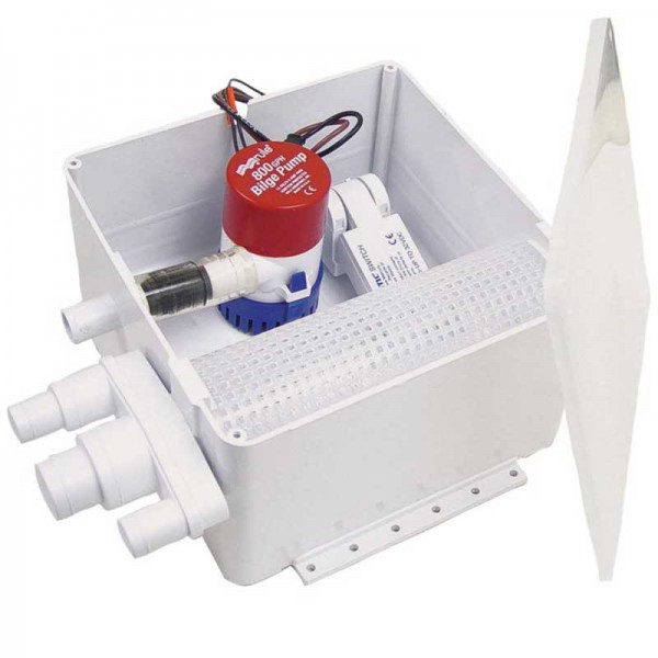 Système d’évacuation de douche Rule 24V intérieur - N°1 - comptoirnautique.com