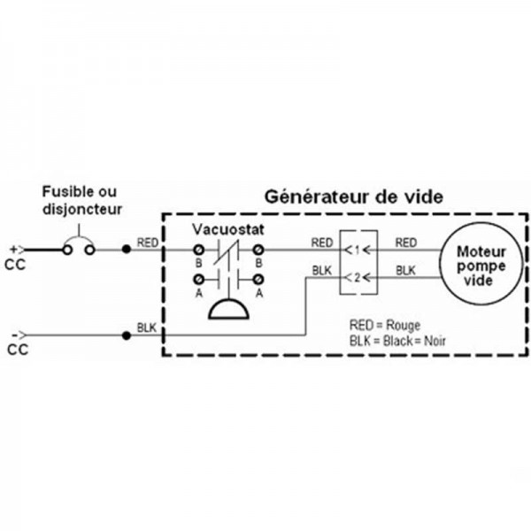 Réservoir à vide VG4 avec pompe à vide série J 24V Sealand & Dometic installation électrique - N°2 - comptoirnautique.com