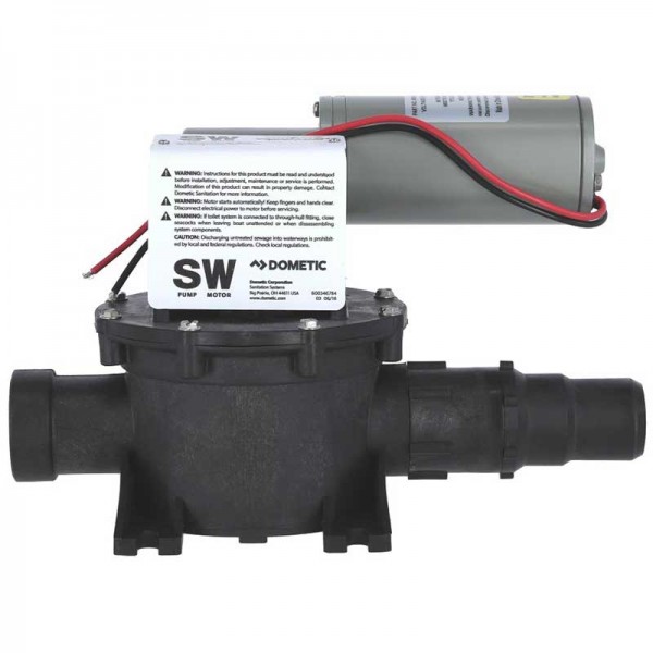 Pompe à vide série S avec moteur W 12V Sealnd & Dometic côté - N°1 - comptoirnautique.com