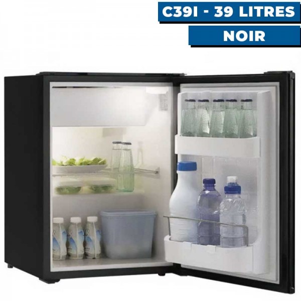 Réfrigérateur Vitrifrigo Seaclassic avec unité interne C39i - 39 Litres Noir ouvert - N°3 - comptoirnautique.com 
