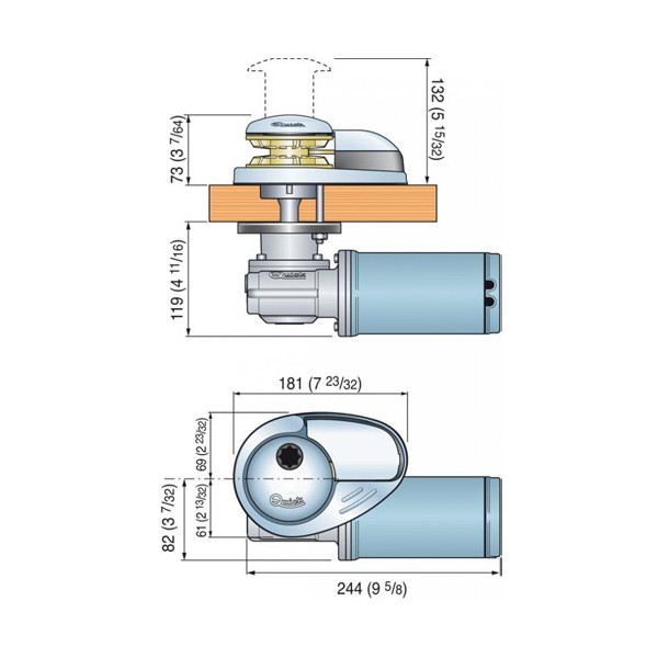 Prince DP1 12V 500W verricello verticale - N°10 - comptoirnautique.com