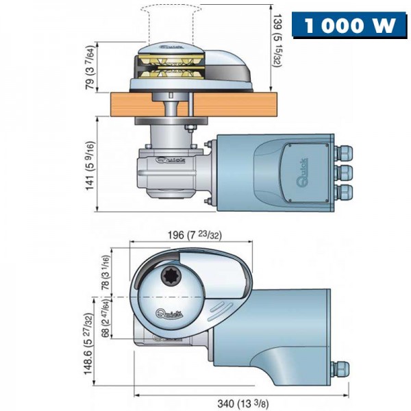 Prince DP2 12V verricello verticale - N°17 - comptoirnautique.com
