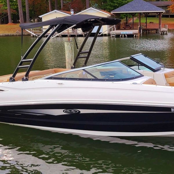 Bimini pour tour de wake Monster Tower pour tour de wake mtk, tour de wake mte, tour de wake mt1 installé sur bateau - N°6 - comptoirnautique.com