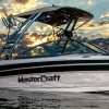 Rétroviseur pour montage sur pare-brise monster tower hs1 & mtk monté sur pare-brise d'un bateau - N°5 - comptoirnautique.com