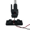 Feu de navigation blanc 360° pour tour de wake Monster Tower embase avec câble - N°6 - comptoirnautique.com