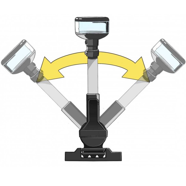 Feu de navigation blanc 360° pour tour de wake Monster Tower orientable et pliable sur les côtés - N°10 - comptoirnautique.com