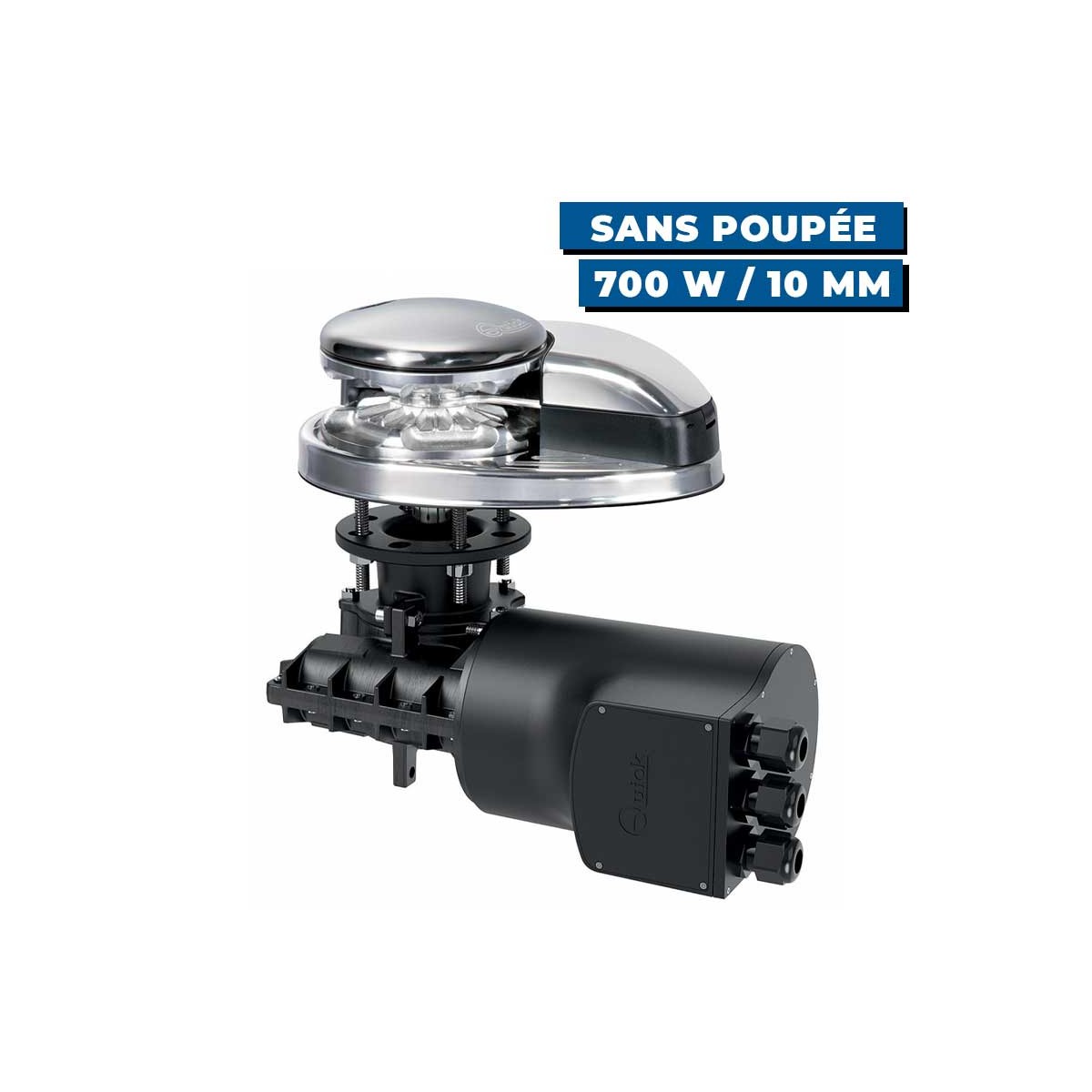 Guindeau vertical Quick DP3 12V - 700 W / 10mm - sans poupée
