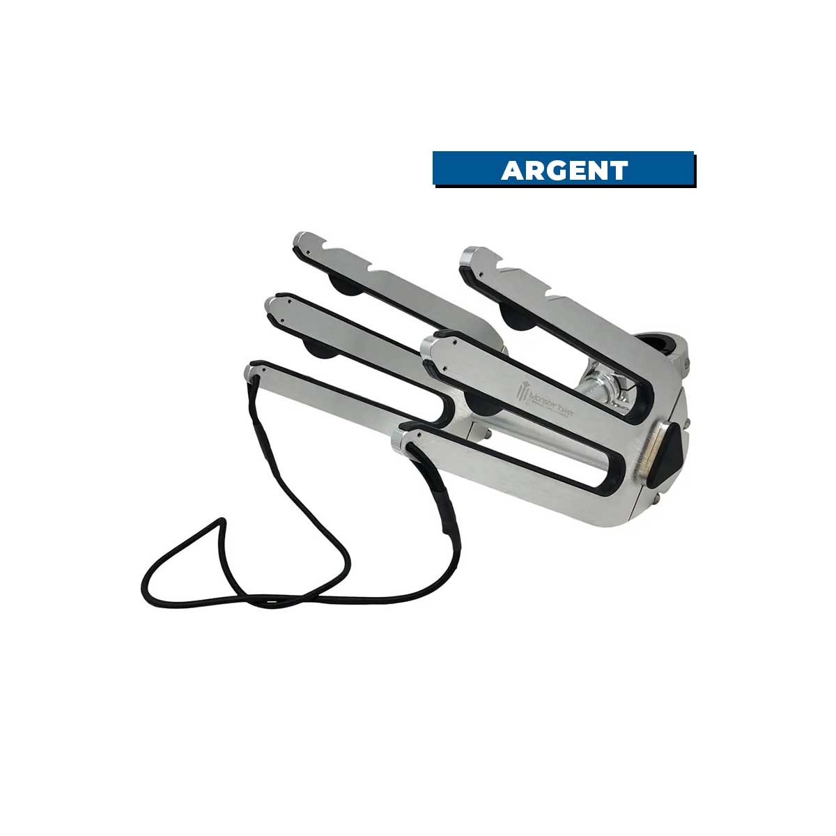 Rack de wakeboard pour tour de wake Monster Tower argent