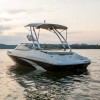 Rack de wakeboard pour tour de wake Monster Tower argent installé sur un bateau sur une tour de wakeboard - N°21 - comptoirnautique.com