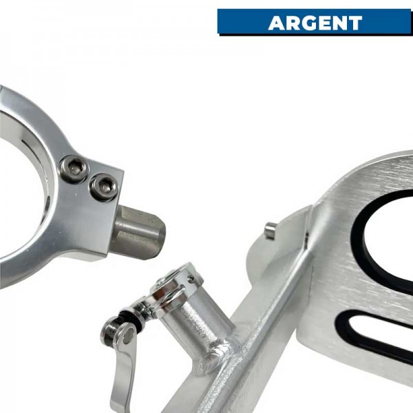 Rack de wakeboard wakesurf combo pour tour de wake Monster tower Argent quick release - N°7 - comptoirnautique.com