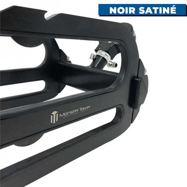 Rack de wakeboard wakesurf combo pour tour de wake Monster tower Noir satiné zoom dos - N°14 - comptoirnautique.com