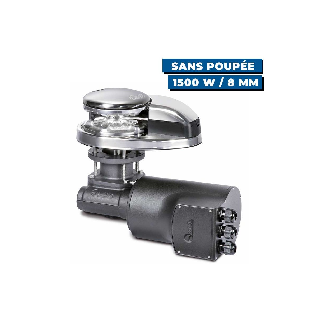 Guindeau vertical Prince DP3 24V 1500 W - sans poupée - 8 mm