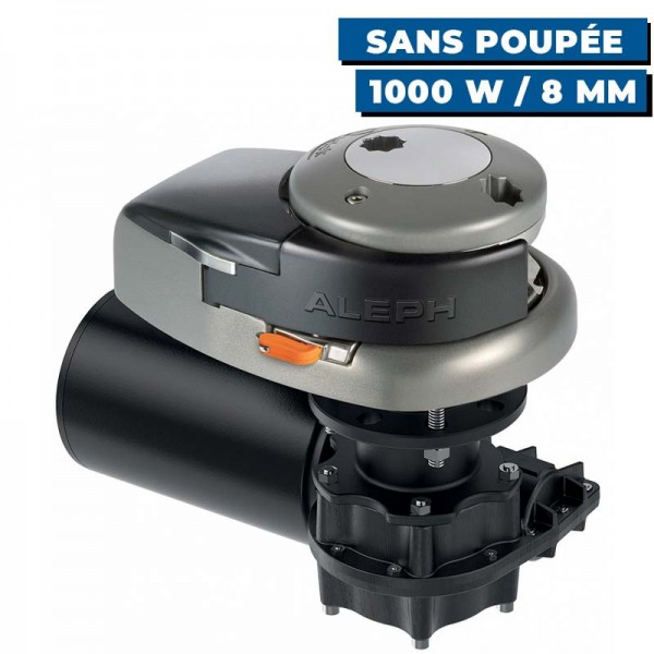 Guindeau vertical Aleph 24V 1000 W / 8mm - sans poupée - N°9 - comptoirnautique.com