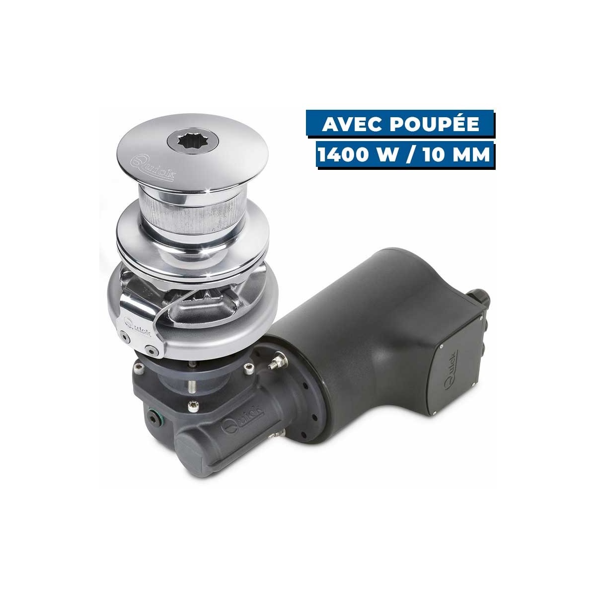 Guindeau vertical Rider 24 V 1400W : 10 mm- avec poupée