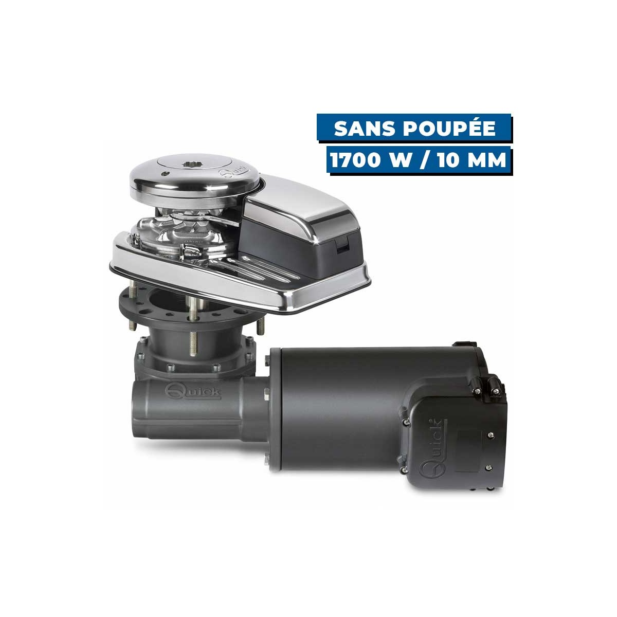 Guindeau vertical Dylan DR4 24 V - sans poupée - 1700 W / 10 mm