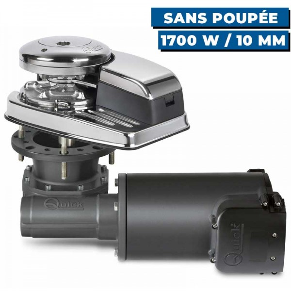 Guindeau vertical Dylan DR4 24 V - sans poupée - 1700 W / 10 mm - N°7 - comptoirnautique.com