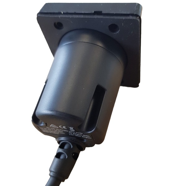 Lecteur carte SD déporté RCR-1 pour cloison avec câble 1 m raymarine de dos - N°1 - comptoirnautique.com