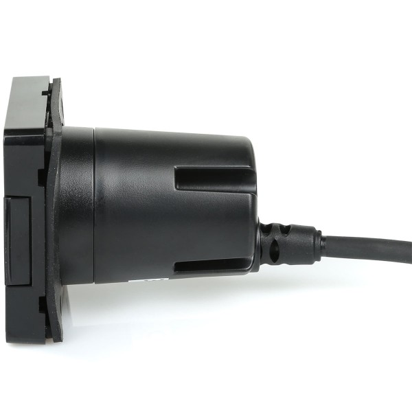 Lecteur de carte Micro SD RCR + port USB Raymarine de profil