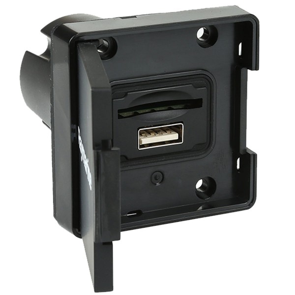 Lecteur de carte Micro SD RCR + port USB Raymarine zoom sur les ports - N°2 - comptoirnautique.com