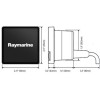 Lecteur de carte Micro SD RCR + port USB Raymarine dimensions - N°5 - comptoirnautique.com