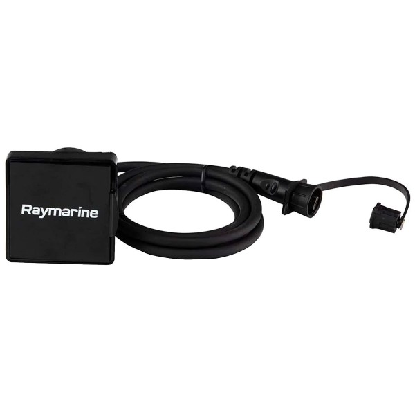 Prise cloison Port Micro USB avec câble 1 m Raymarine capot fermé - N°3 - comptoirnautique.com
