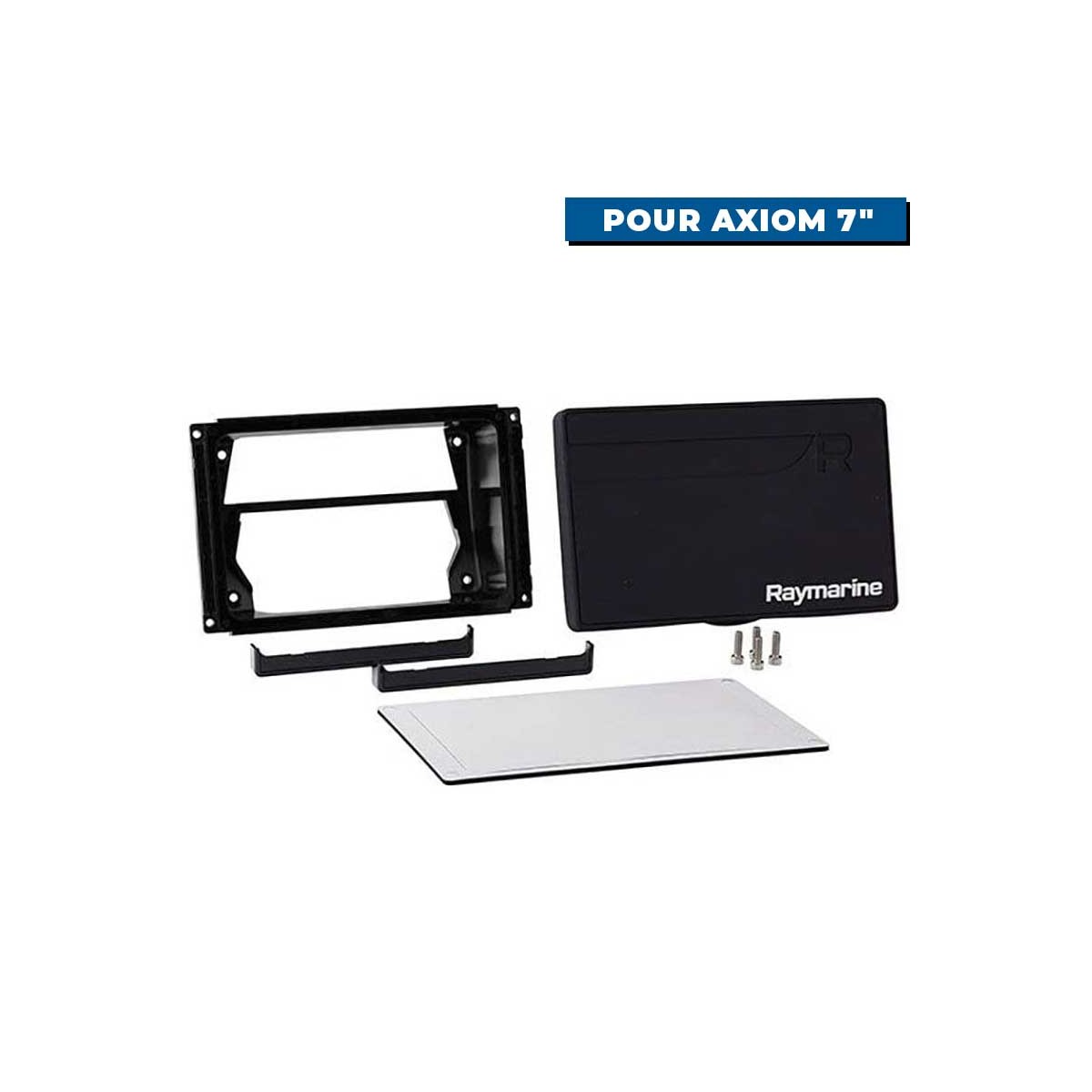 Kit de montage par l'avant et cache soleil pour Axiom 7" Raymarine