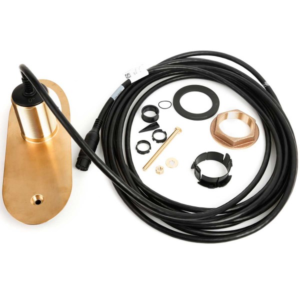 Sonde RV-200 RealVision 3D CHIRP Traversante Bronze 0° Raymarine avec câble et kit d'installation - N°4 - comptoirnautique.com